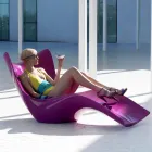 Surf by Vondom Gartenbett, modernes Design aus Polyethylen Viadurini