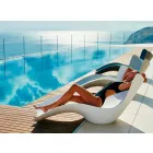 Surf by Vondom Gartenbett, modernes Design aus Polyethylen Viadurini