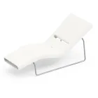 Gartenliege aus Polyethylen in verschiedenen Farben mit Metallstütze - Bollo Viadurini