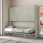 Horizontales Klapp-Etagenbett Made in Italy - Collaborative Viadurini