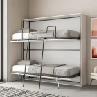 Horizontales Klapp-Etagenbett Made in Italy – Collaborative Viadurini