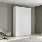 Queen-Size-Bett mit vertikalem Klappbett und Wandeinheit - Magiccompare Viadurini