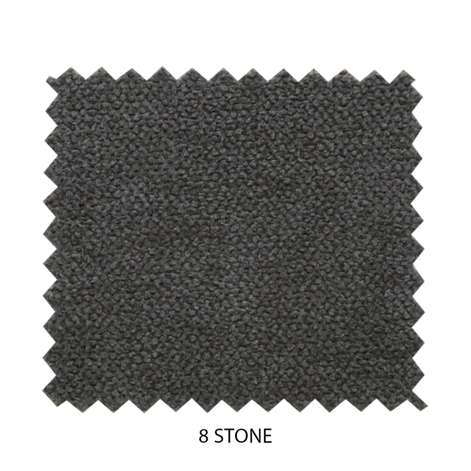 Großes Bett mit gepolstertem Kopfteil und gepolsterten Füßen, hergestellt in Italien – Aaron Viadurini