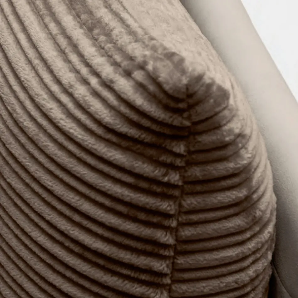 Doppelbett 160x190 mit 2 weichen Kissen im Kopfteil - Tramonti Viadurini