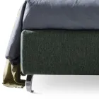 Doppelbett 160x190 mit asymmetrischem zweifarbigem Finish - Jasmine Viadurini