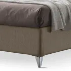 Doppelbett 160x190 mit geschwungenem Kopfteil Made in Italy - Oriente Viadurini