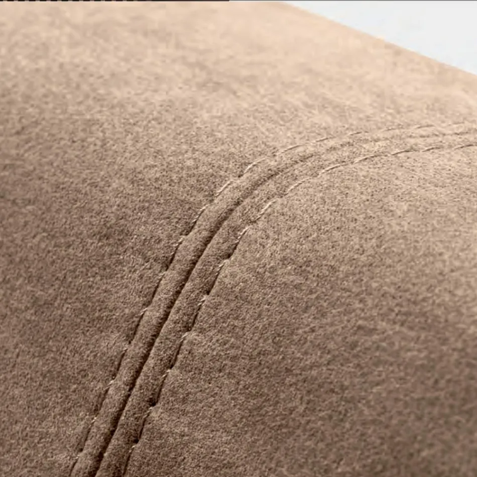 Doppelbett 160x190 mit gebogenem Kopfteil und großer Dicke - Magie Viadurini