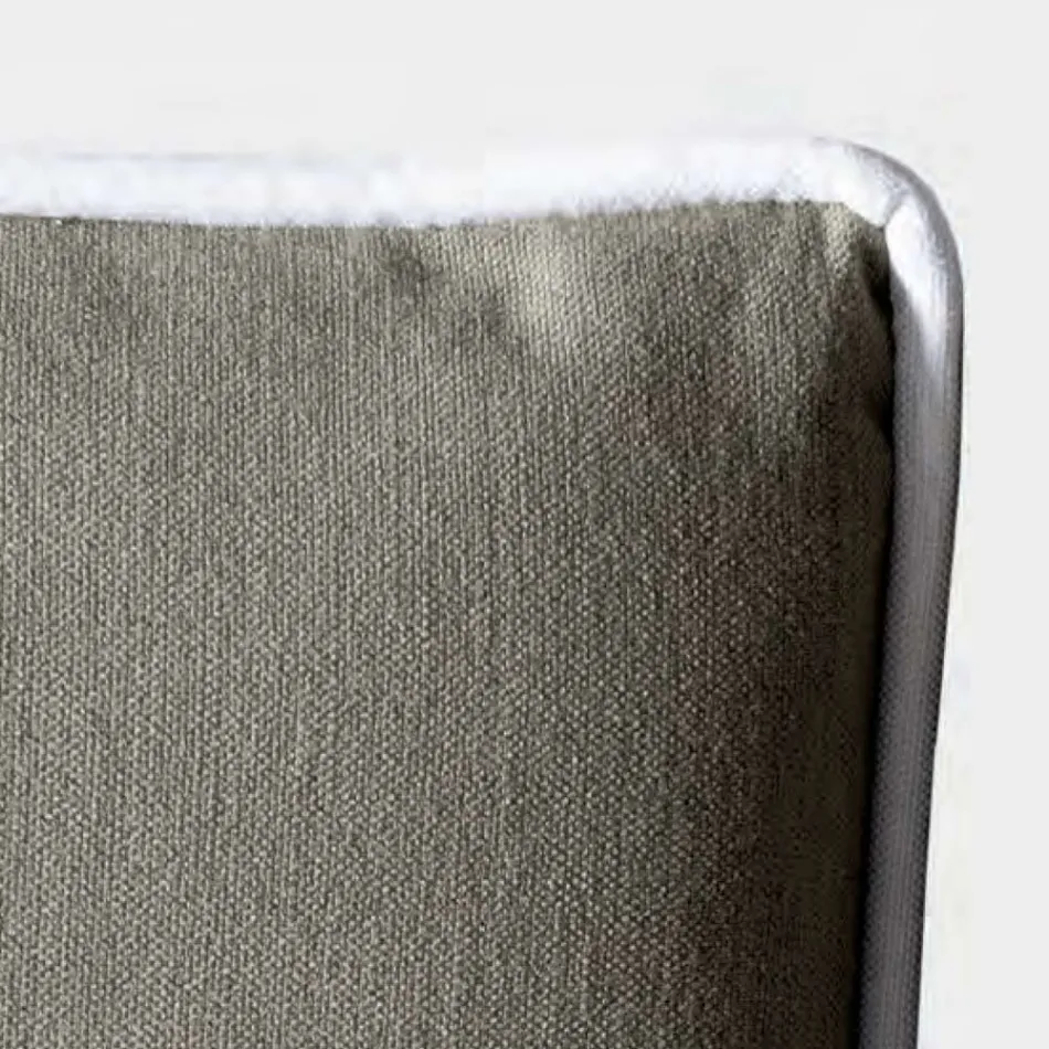 Doppelbett 160x190 mit mittig geteiltem Kopfteil Made in Italy - Celesti Viadurini