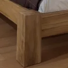 Doppelbett (160 x 200 cm) aus massivem Teakholz - Fresco Viadurini