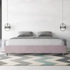 Doppelbett 180 x 200 cm, bezogen mit Mikrofaser, hergestellt in Italien - Athlete Viadurini