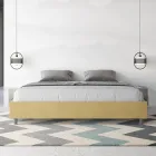 Doppelbett 200x200 cm, bezogen mit Mikrofaser, hergestellt in Italien - Athlete Viadurini