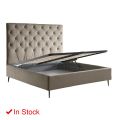 Doppelbett mit Staukasten und Untergestell 160x190 Made in Italy - Sallie