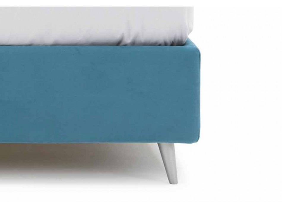 Doppelbett mit Behälter aus Stoff Made in Italy - Renato Viadurini