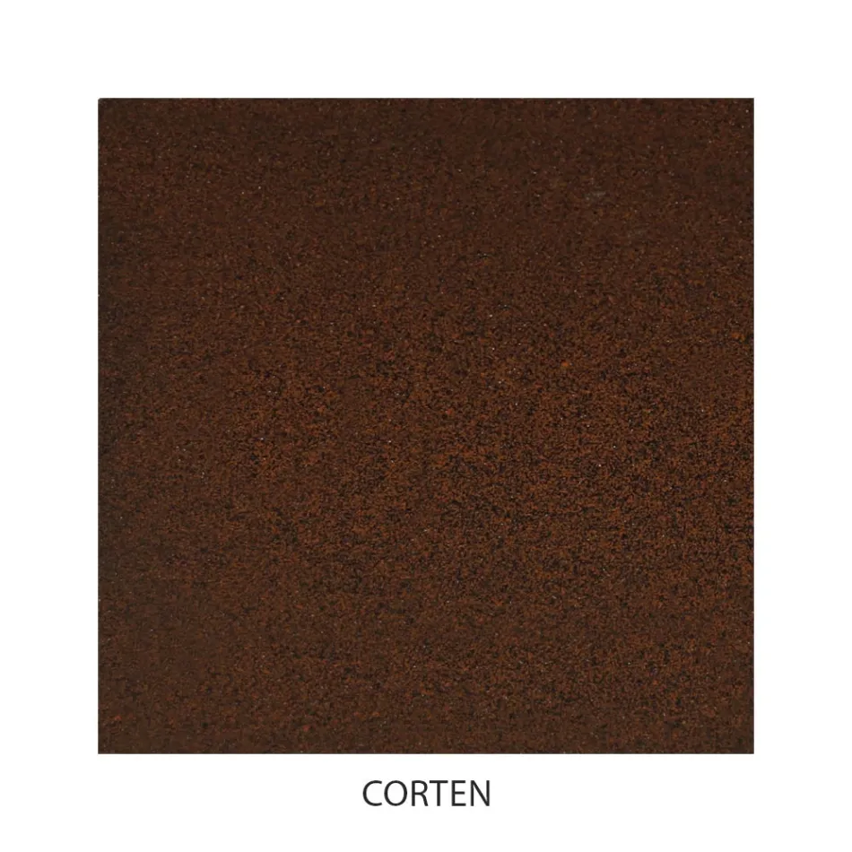 Doppelbett mit Bettrahmen aus Eisen, hergestellt in Italien – Shadow Viadurini