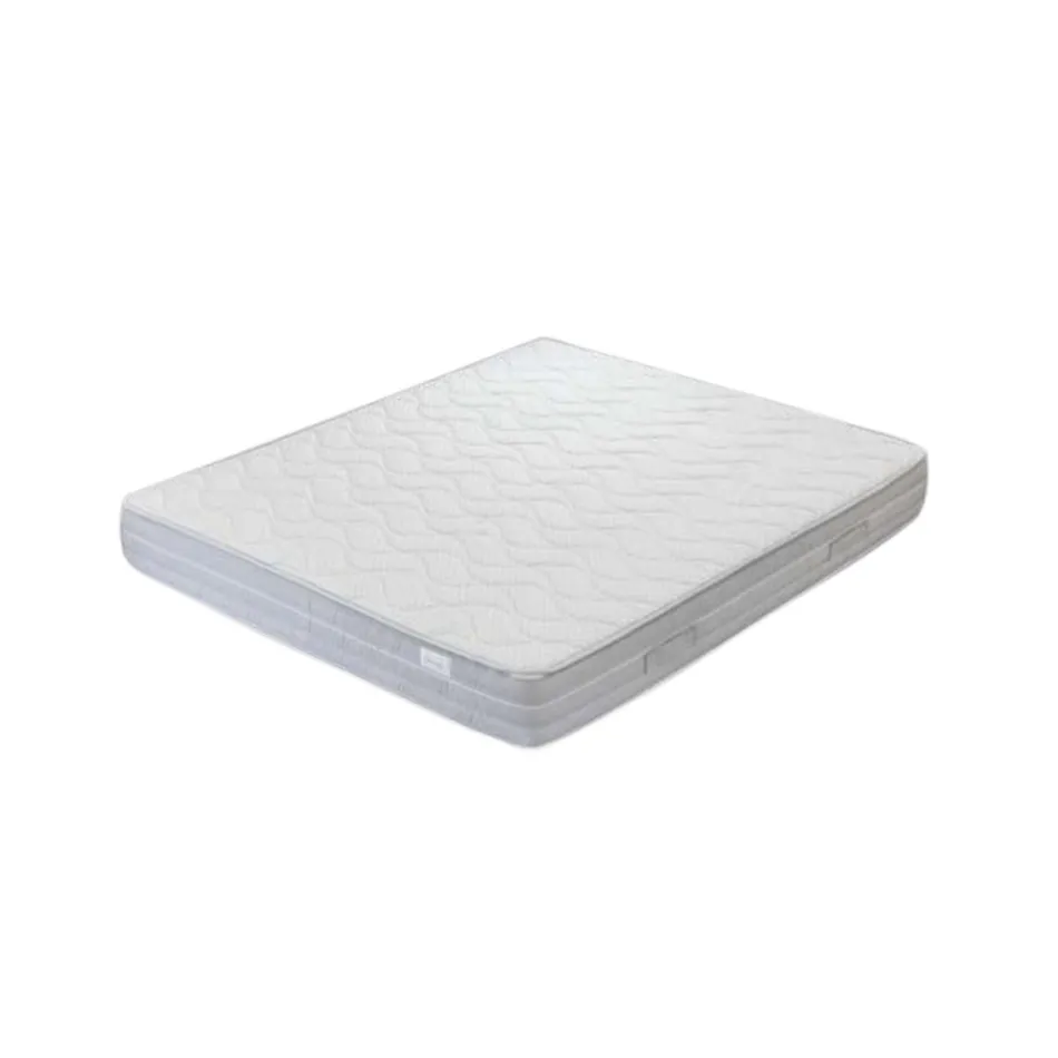 Doppelbett mit Matratze, Kissen und 2 Nachttischen Made in Italy – Laki Viadurini