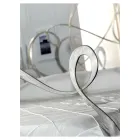 Doppelbett mit passendem Fußteil, Matratze und 2 Nachttischen – Nebbia Viadurini