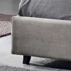Gepolstertes Doppelbett mit modernen Behälter 160x190 / 200 Reby Viadurini