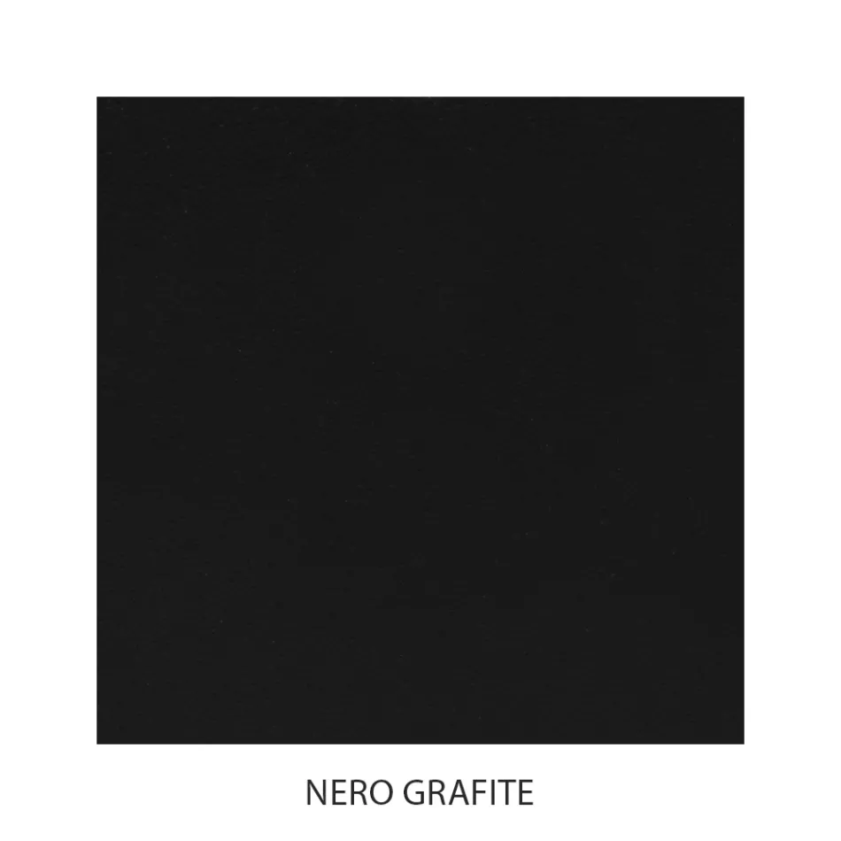 Gepolstertes Doppelbett mit Matratze und 2 Nachttischen, hergestellt in Italien – Rolly Viadurini