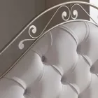 Gepolsterte Doppelbett handgefertigt aus massivem Eisen Gracie Viadurini