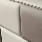 Kunstleder Doppelbett mit Aufbewahrungsbox 160x190 / 200 cm Gin Viadurini