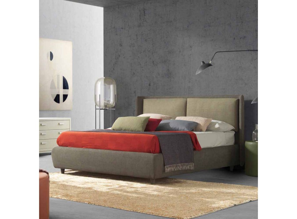 Modernes Doppelbett, ohne Stauraum, Kate von Bolzan Viadurini
