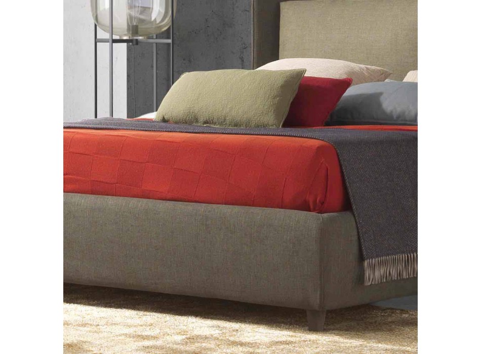 Modernes Doppelbett, ohne Stauraum, Kate von Bolzan Viadurini