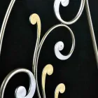 neoklassischen Doppelbett in voller handgeschmiedeten Eisen Jessica Viadurini