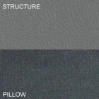 Rundes Doppelbett bezogen in Made in Italy Design Ecoleather - Vesio Viadurini