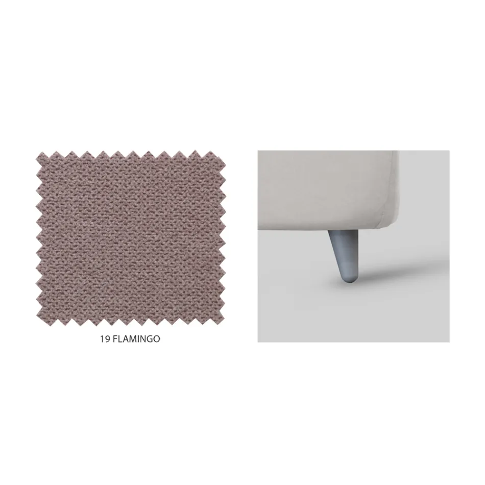 Einzelbett mit optionalem Stauraum, hergestellt in Italien – Ciccio Viadurini