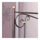 Einzelbett im Schmiedeeisen Auriga Viadurini