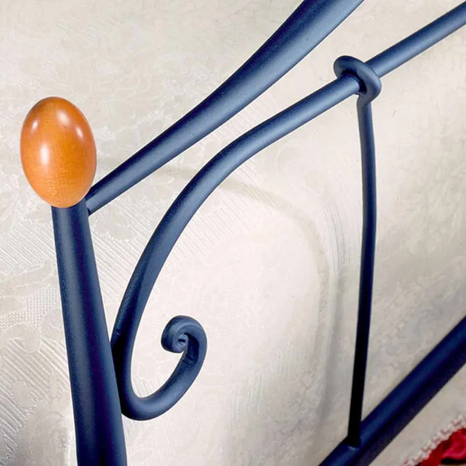 Einzelbett im Schmiedeeisen Dalia Viadurini