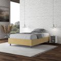 Queensize-Bett 120 x 200 cm, bezogen mit Mikrofaser, hergestellt in Italien – Athlete