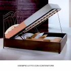 Ein Bett und einen halben Quadratmeter Schmiedeeisen Lira Viadurini