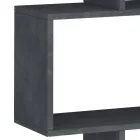 Vertikales Design-Wand-Bücherregal Wohnzimmer aus Holz 3 Ausführungen - Minetta Viadurini