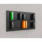 Bibliothek zu hängen Skyline 130x70 Mabele Viadurini