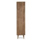 Bücherregal für Wohnzimmer aus Mangoholz und recycelten Homemotion-Türen - Auriel Viadurini