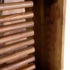 Wohnzimmer Bücherregal aus Akazienholz - Vortice Viadurini