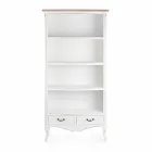 Klassisches Bücherregal aus Holz mit Metallgriffen Homemotion - Spina Viadurini