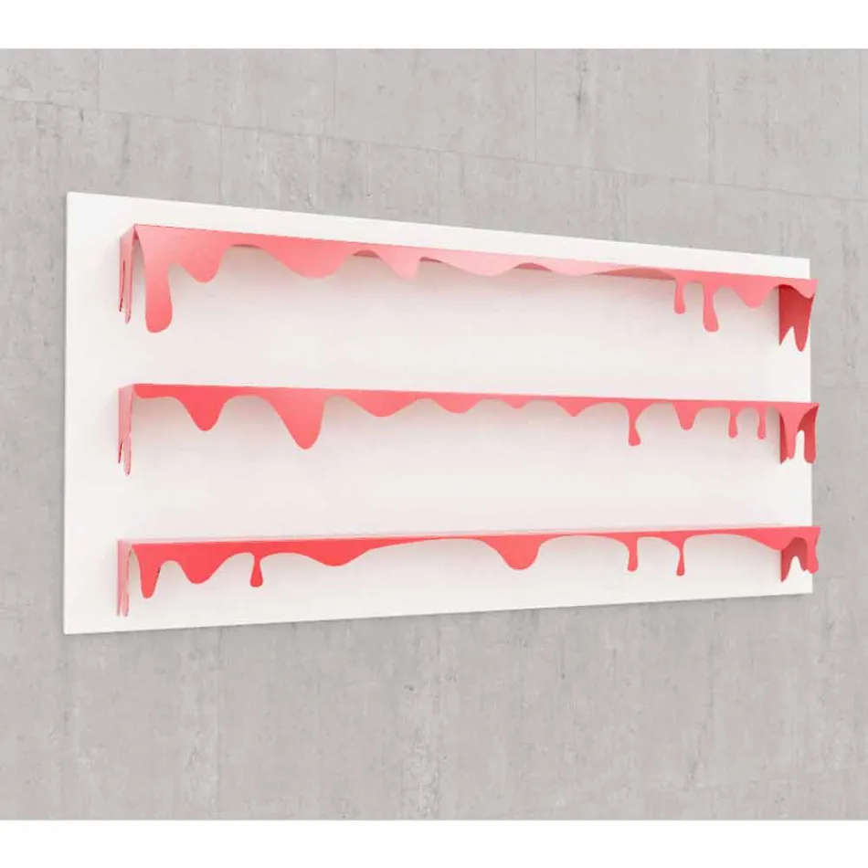 Library Motiv Kolata 186x86 (3 Böden) Mabele Viadurini