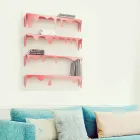 Library Motiv Kolata 90x110 (4 Regale) Mabele Viadurini