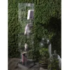 Freistehendes Bücherregal aus transparentem oder geräuchertem Acrylglas - Icaria Viadurini