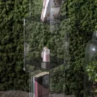 Freistehendes Bücherregal aus transparentem oder geräuchertem Acrylglas - Icaria Viadurini