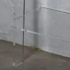 Wohnzimmer Bücherregal aus transparentem Acrylglas 2 Größen - Parotta Viadurini