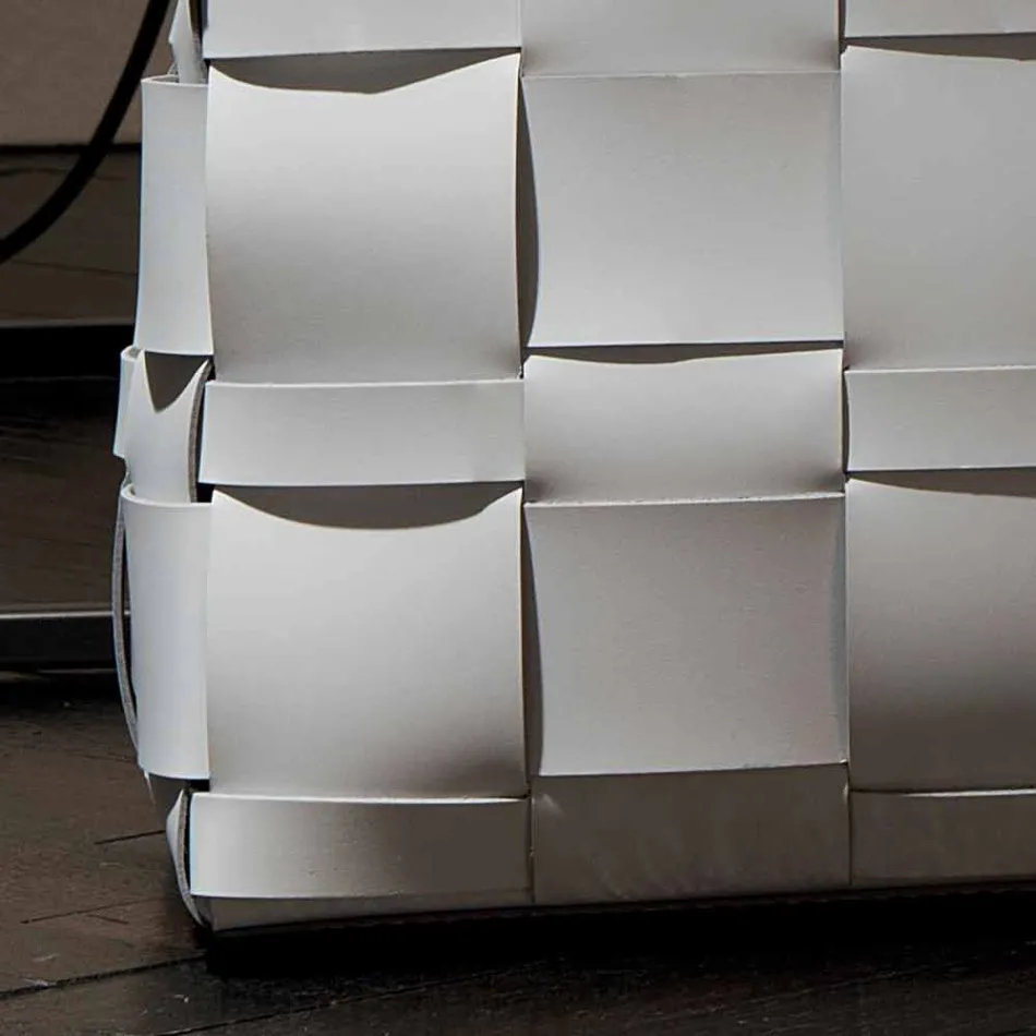 Lory Design Wand-montiert Lederzeitschrift Rack, hergestellt in Italien Viadurini