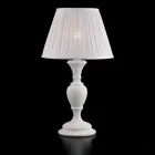 Holzlampe mit Lampenschirm aus Italien für die Inneneinrichtung - Florenz Viadurini