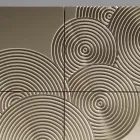 Sideboard mit 5 Türen aus lackiertem MDF mit handgravierter und veredelter Dekoration – Krabbe Viadurini