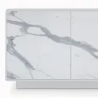 Sideboard mit 3 Türen und lackierter und laminierter Struktur, hergestellt in Italien – Ferrara Viadurini