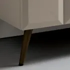 Sideboard für den Innenbereich mit 2 karierten Türen, hergestellt in Italien - Elisabetta Viadurini