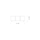 Wohnzimmer-Sideboard aus mattem Holz und HPL-Laminat, hergestellt in Italien – Fiorenza Viadurini