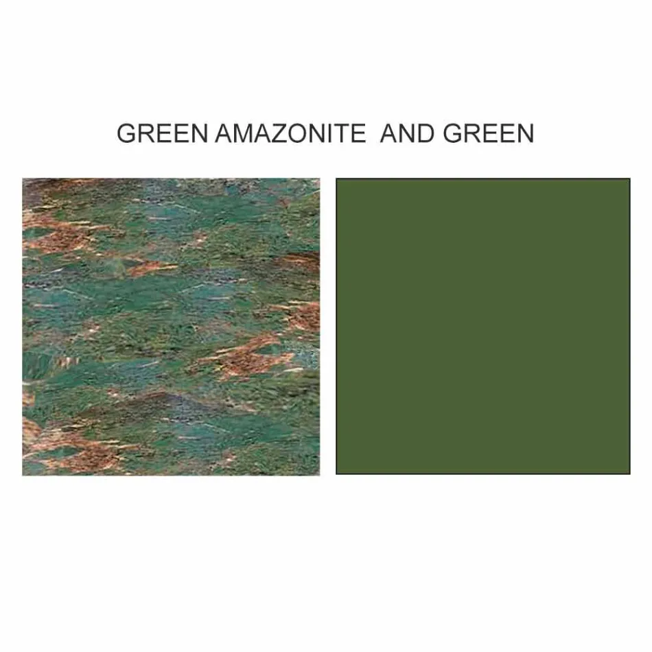 Design Sideboard in Gres mit Struktur in Holz und Mdf Made in Italy - Cunea Viadurini